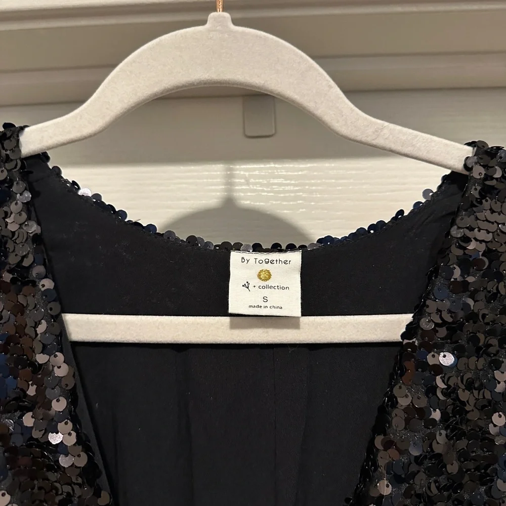 By Together Twist Front Sequin Mini Dress - Picture 3 of 6